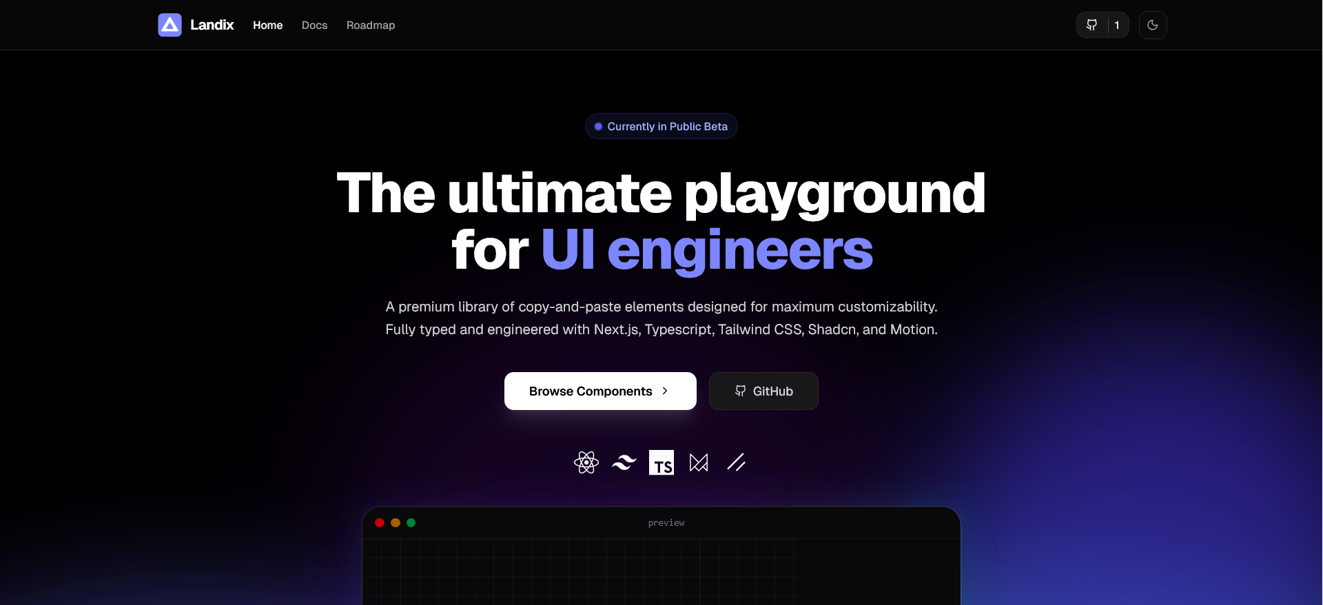 Landix - UI Libarary